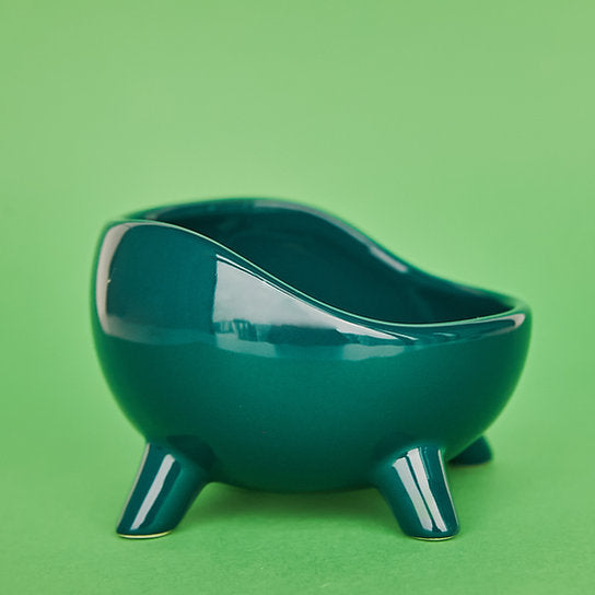Bubble Ceramic Bowl | Deep Green