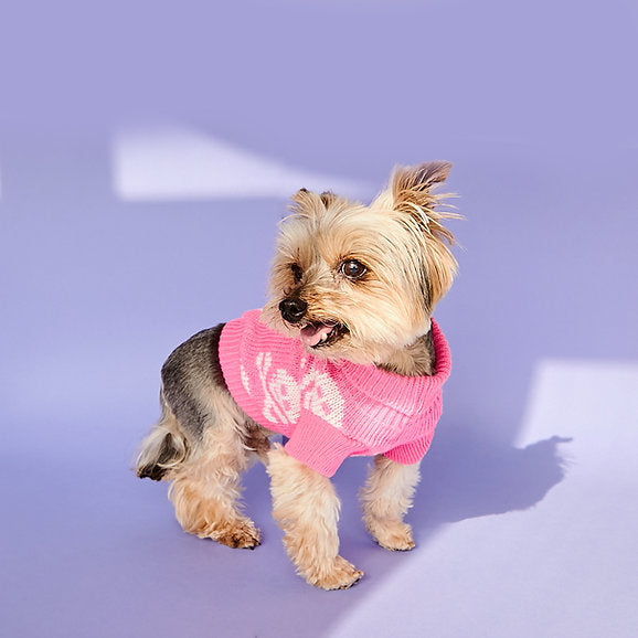 Warm Dog Turtleneck | Pink