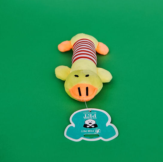Squeaky Duck Honden Speelgoed | Geel