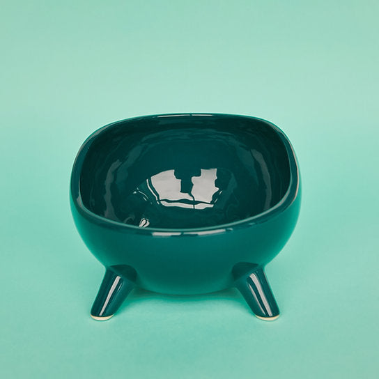 Bubble Ceramic Bowl | Deep Green