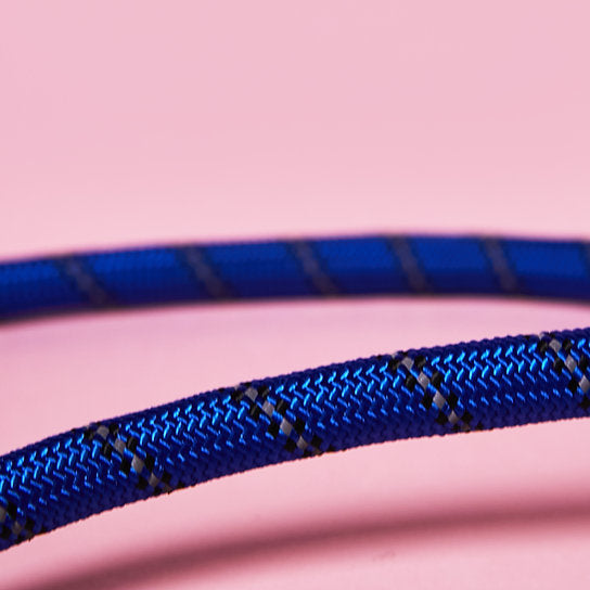 Reflecterende Nylon Hondenriem | Donkerblauw