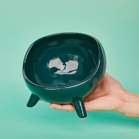 Bubble Ceramic Bowl | Deep Green