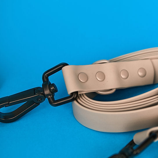 Waterdichte riem met halsband | Grijs | Medium & Large