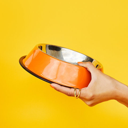Beschilderde antislip kom | Mandarijn