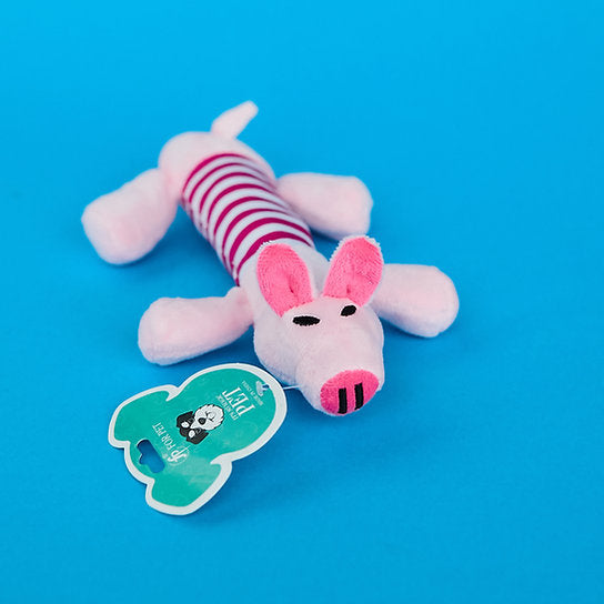 Squeaky Pig Honden Speelgoed | Roze