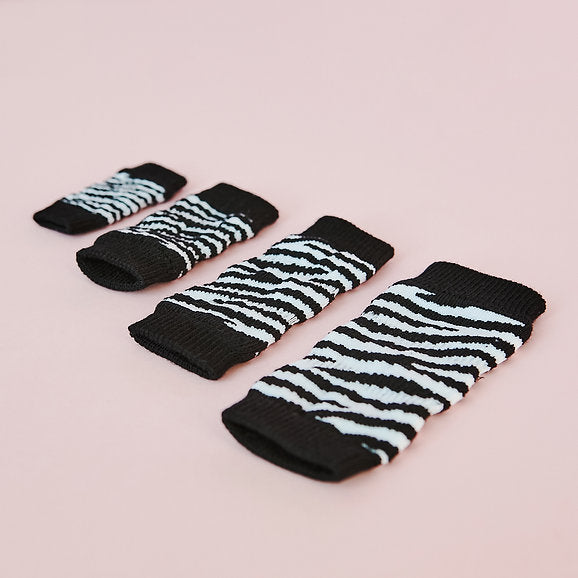 Dog Leg Warmer | Zebra Print