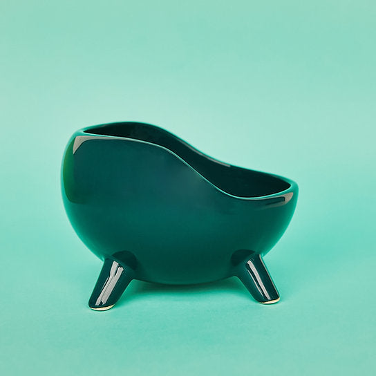 Bubble Ceramic Bowl | Deep Green
