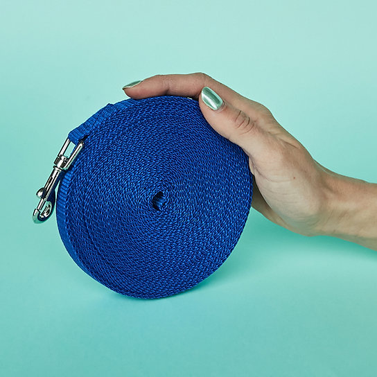 Trainingshondenriem | Blauw | 10 meter