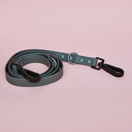 Waterdichte riem met halsband | Donkergrijs | Medium
