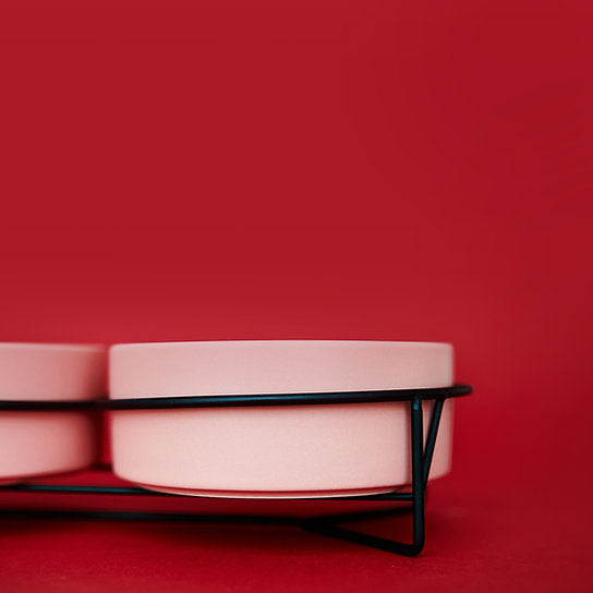 Keramische Hondenvoerbakken | Roze