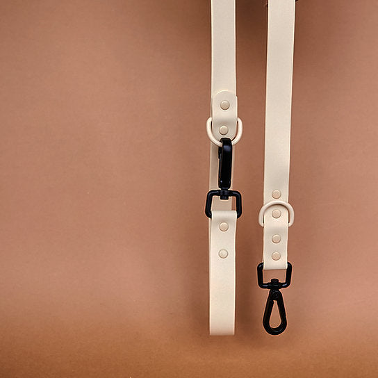 Waterdichte riem met halsband | Crème | Medium & Large