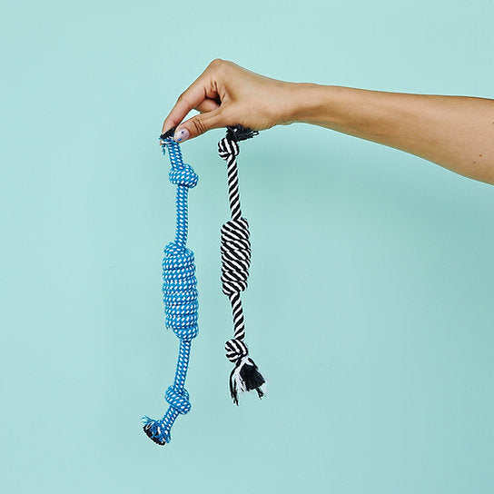 Kauwbaar Twisted Speelgoed | Blauw
