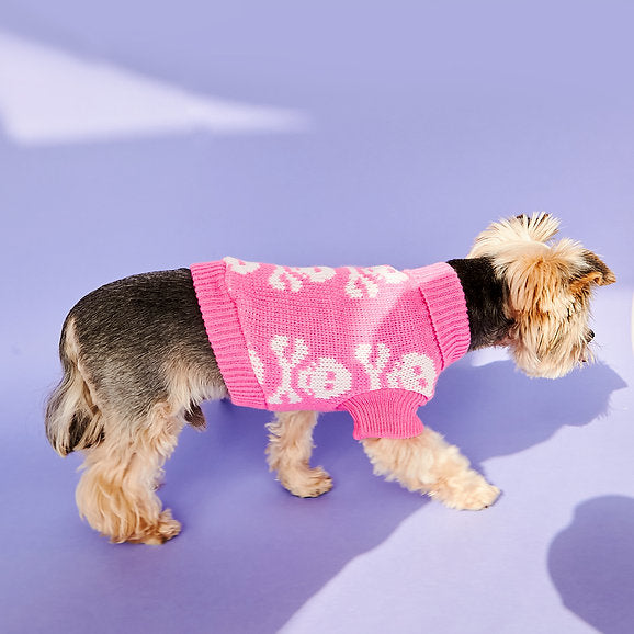 Warm Dog Turtleneck | Pink