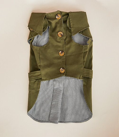 British Style Dog Coat | Green