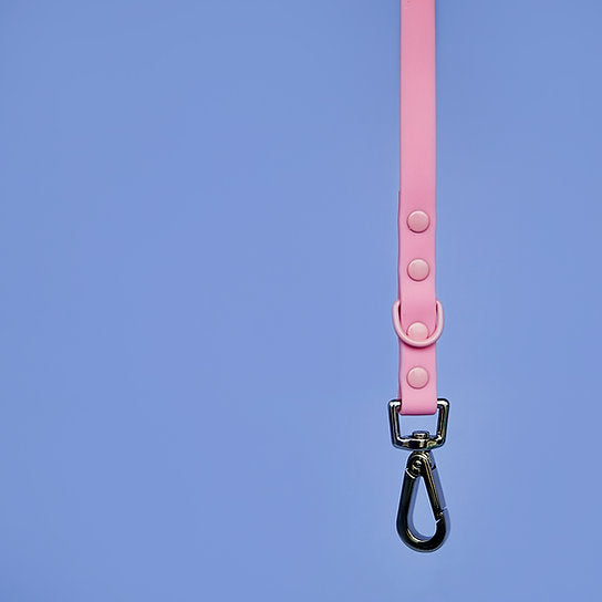 Waterproof Leash with Collar | Pink | S