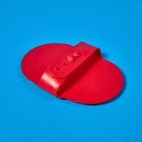 Rubber Bath Brush | Red