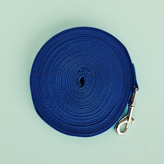 Trainingshondenriem | Blauw | 10 meter