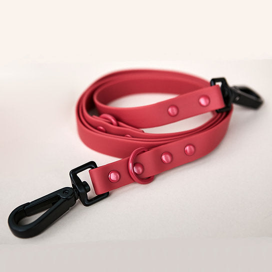 Waterdichte riem met halsband | Rood | Medium