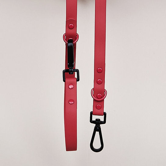 Waterdichte riem met halsband | Rood | Medium