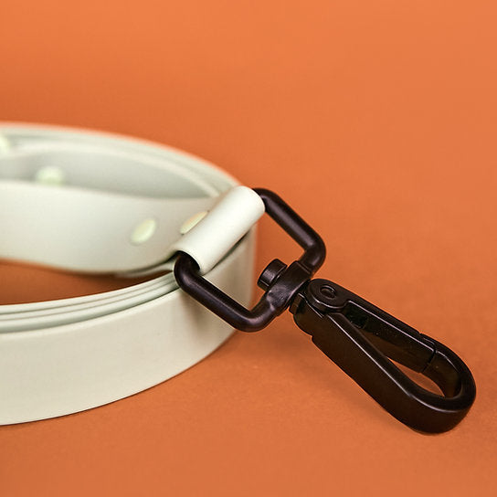 Waterproof Leash with Collar | Pastel Grey | Large