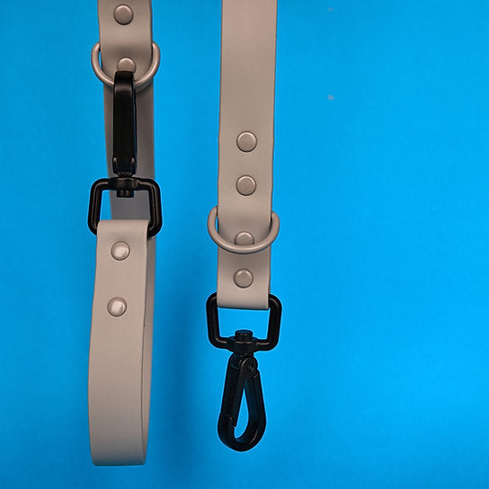 Waterdichte riem met halsband | Grijs | Medium & Large