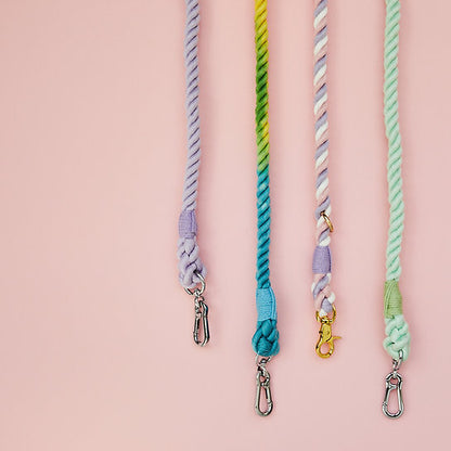 Twisted Rope Dog Leash | Cotton Candy