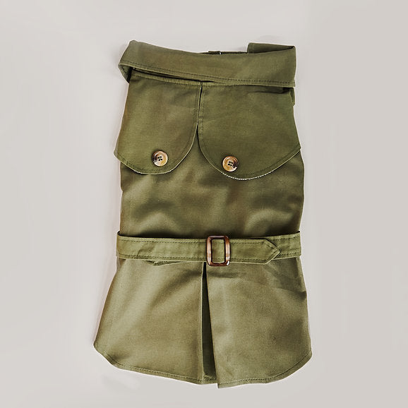 British Style Dog Coat | Green