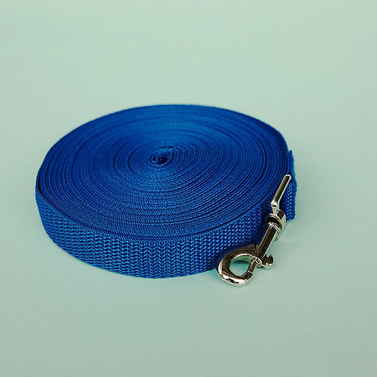 Trainingshondenriem | Blauw | 10 meter