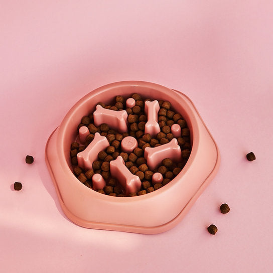 Eat-Slow Dog Bowl Pink – ZOZE Shop - Main Image