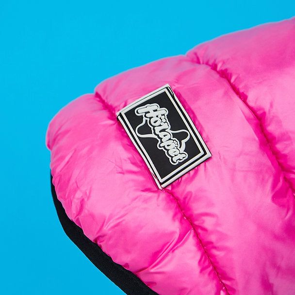 Omkeerbaar Puffer Dog Vest | Roze & Paars