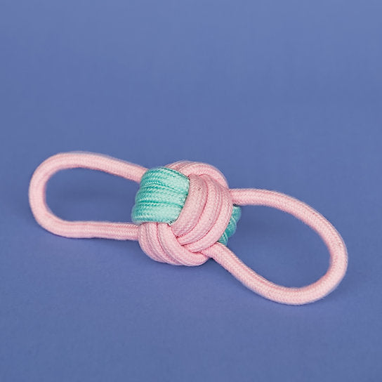 Speelgoedbal met lussen | Roze