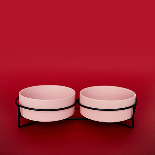 Keramische Hondenvoerbakken | Roze