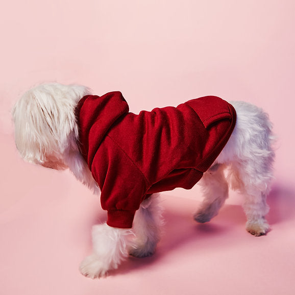 Dog Street Style Hoodie | Red