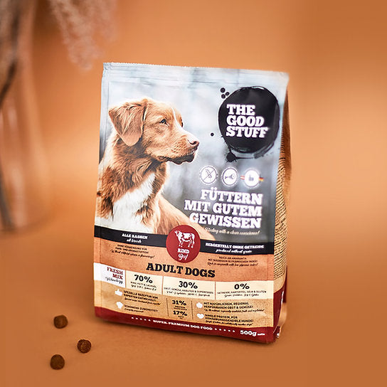 THE GOODSTUFF Droogvoer voor volwassen honden | Rund | 500 g.