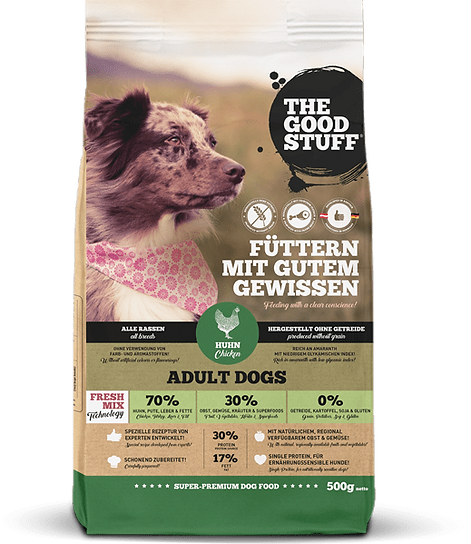 THE GOODSTUFF Droogvoer voor volwassen honden | Kip | 500 g