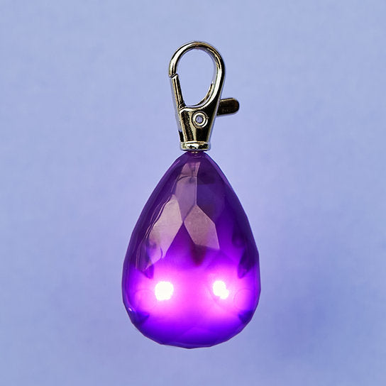 LED Dog Collar Pendant | Purple