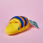 Plush Slipper Dog Toy | Yellow