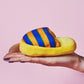 Plush Slipper Dog Toy | Yellow