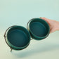 Ceramic Dog Bowls | Green