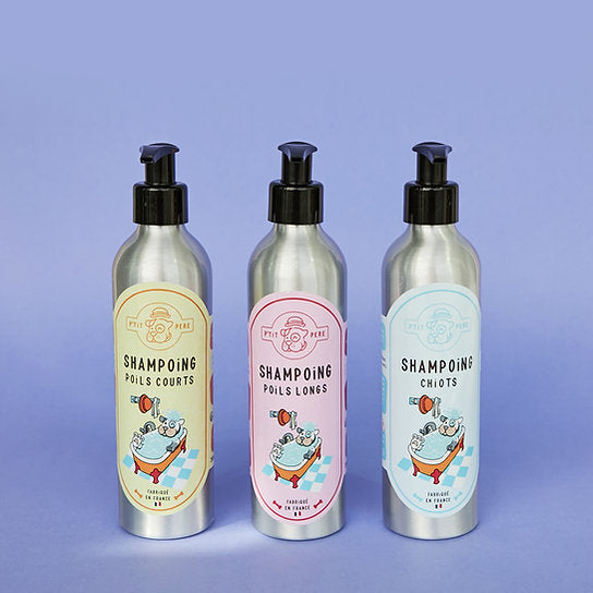 Šampūnas jauniems šniukams "P’tit Pere" (natūralus avižų ir medaus aromatas)