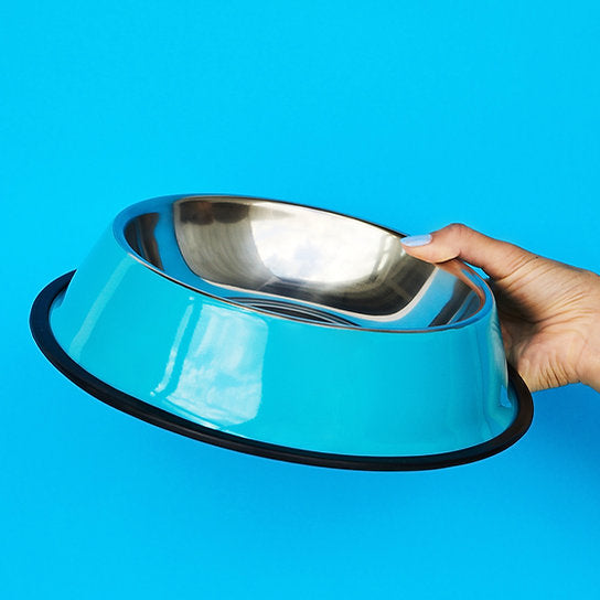 Painted Non-Slippery Bowl | Ocean Blue