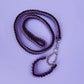 Twisted Leash with Martingale Collar | Purple