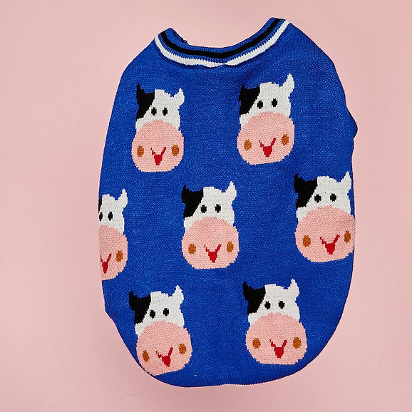 Warm Dog Sweater | Blue