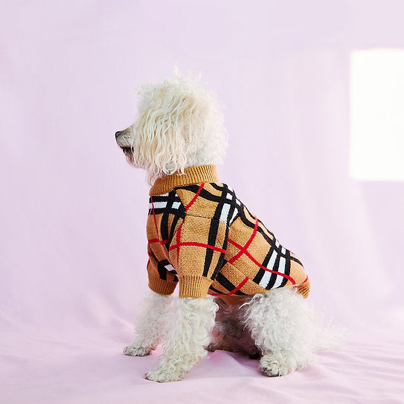 Warm Dog Sweater | Brown