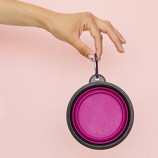 Pop-Out Hondenvoerbak | Roze