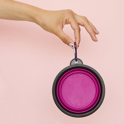 Pop-Out Hondenvoerbak | Roze