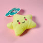 Plush Star Dog Toy | Yellow