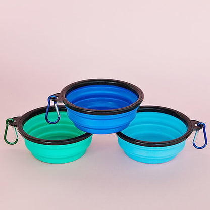Pop-Out Dog Food Bowl | Green