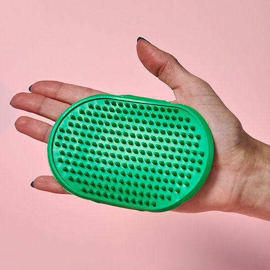 Rubber Bath Brush | Green