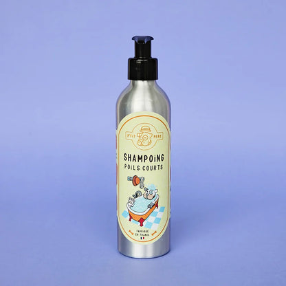 Šampūnas trumpo plauko šunims "P'tit Pere" (natūralus avižų ir medaus aromatas)